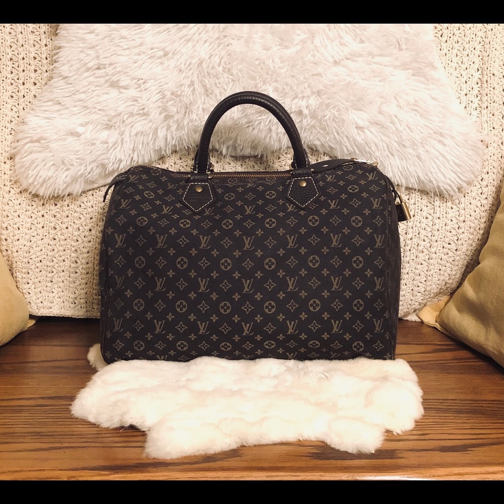 Louis Vuitton Speedy Idylle Fusain Mini lin 30